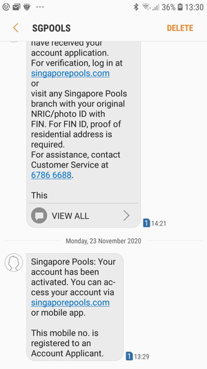「シンガポール・プールズ（Singapore Pools）」のオンライン購入用アカウント（ID）の作成方法について